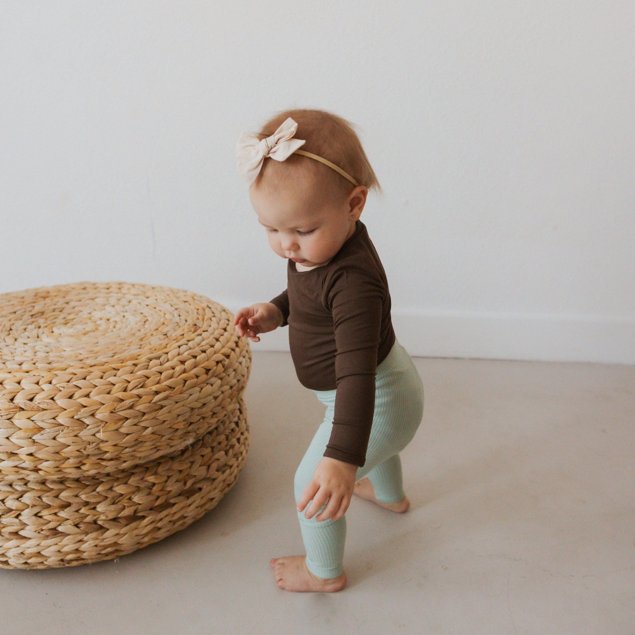 Ribbed Leggings in Sage - Image 3
