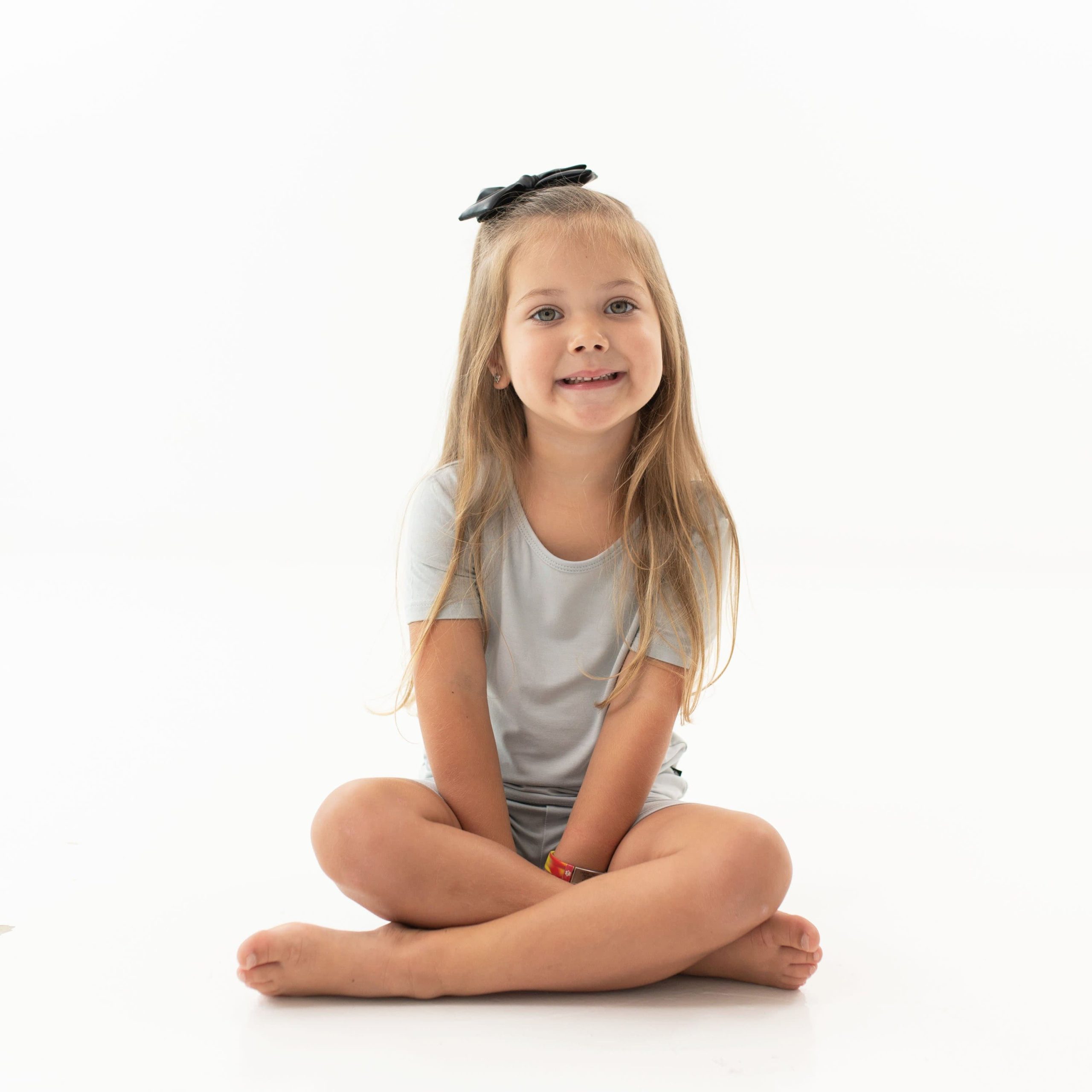 Short Sleeve Pajamas in Storm - Image 4