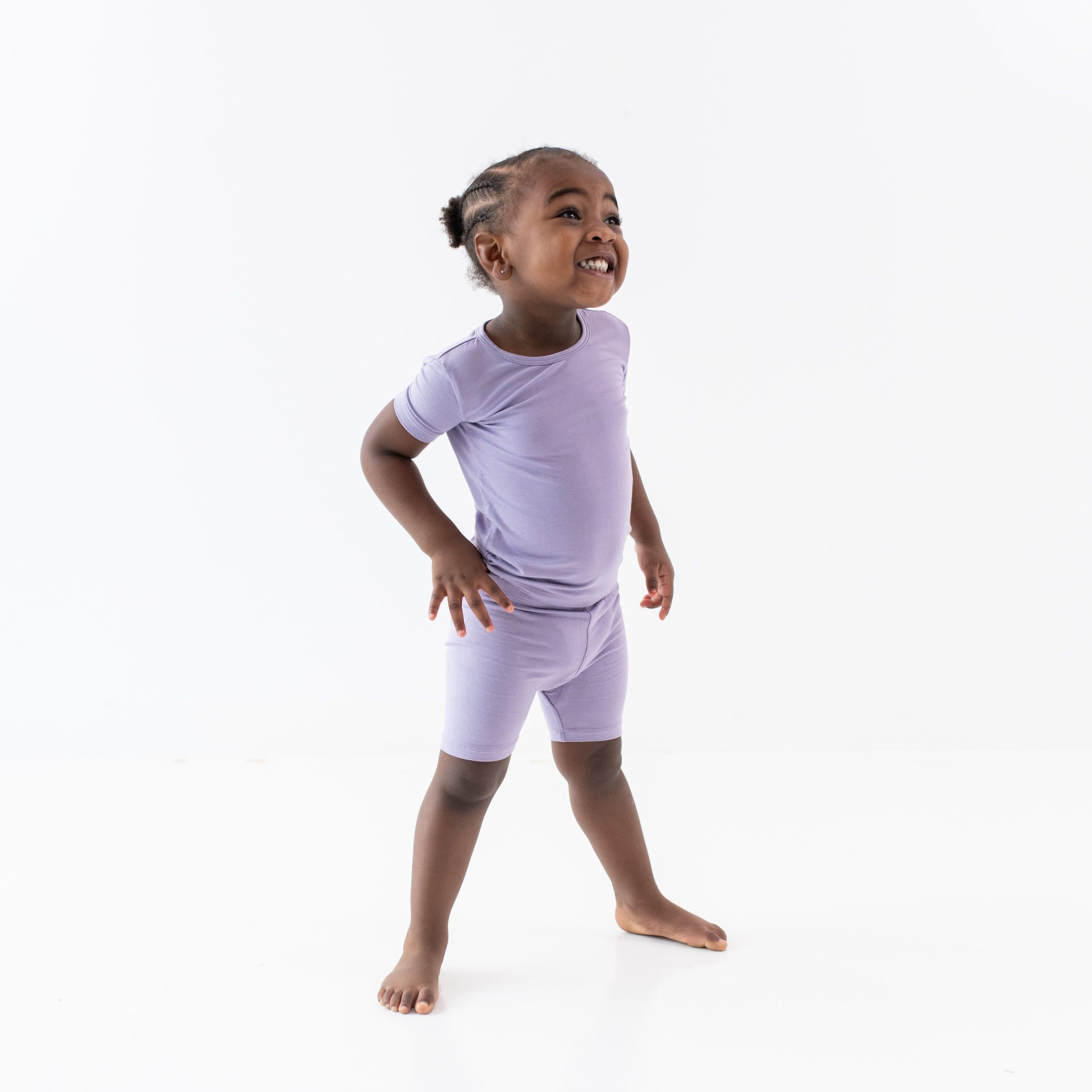 Short Sleeve Pajamas in Taro