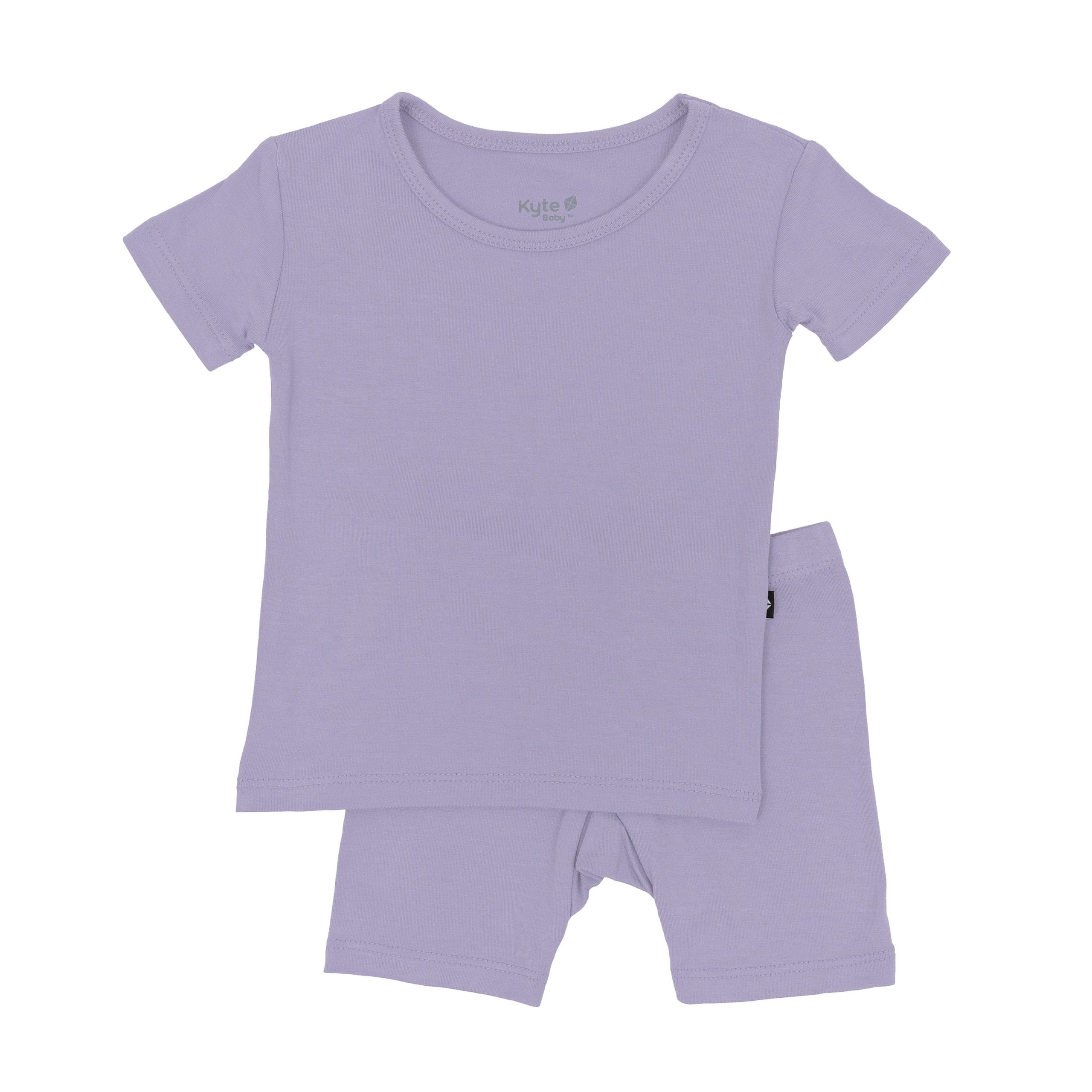 Short Sleeve Pajamas in Taro - Image 2
