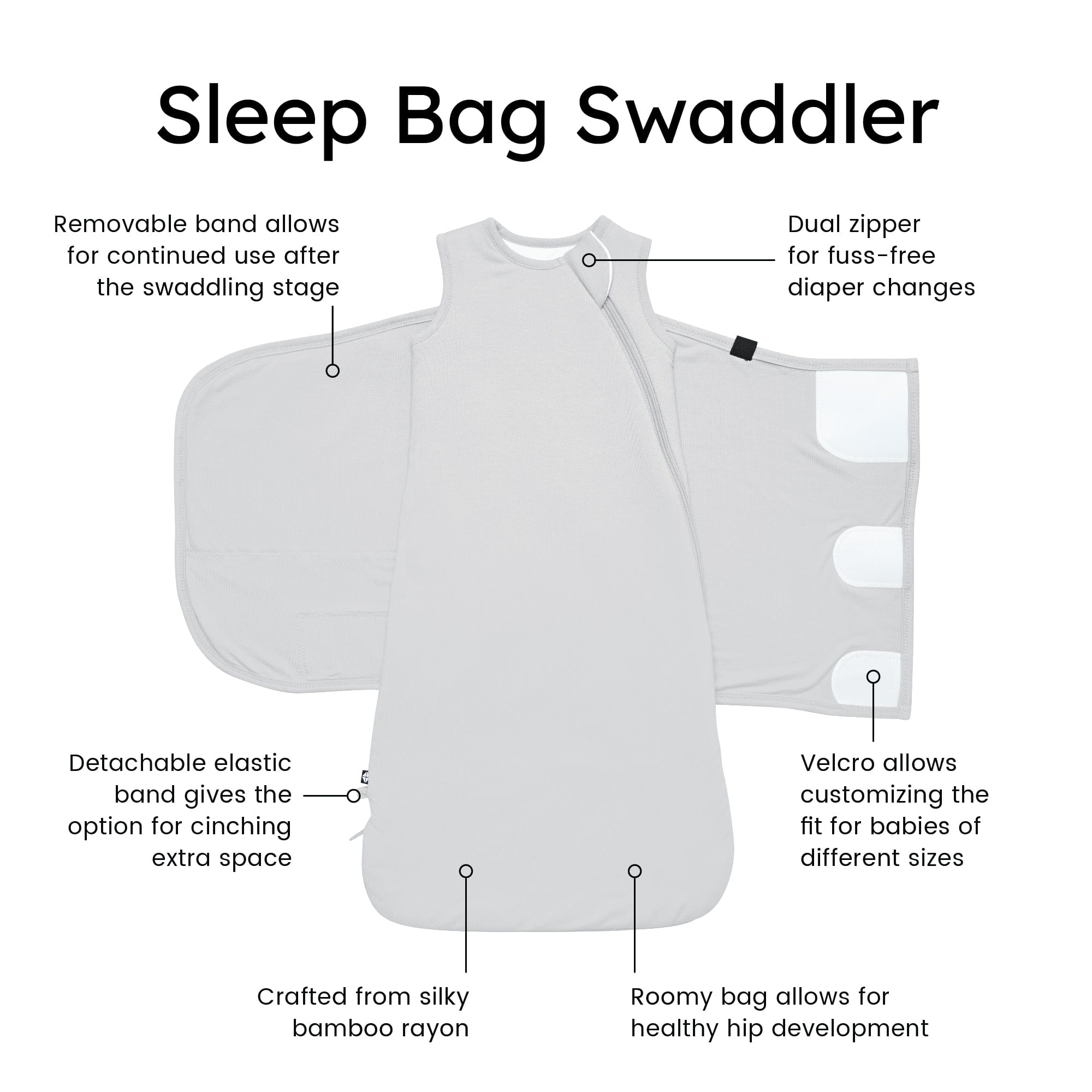 Sleep Bag Swaddler in Storm 1.0 - Image 8