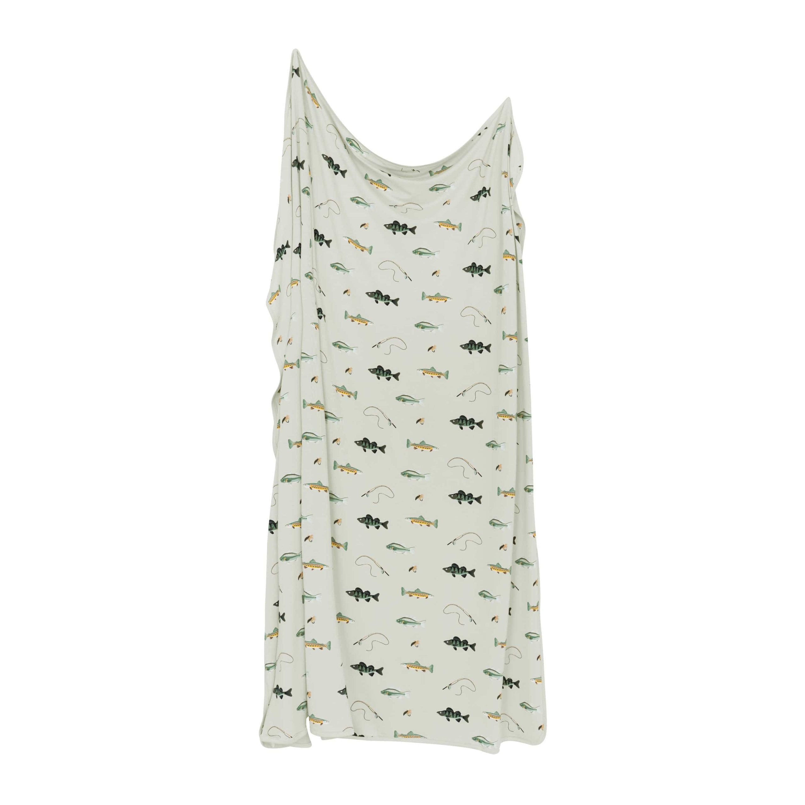 Swaddle Blanket in Fishing