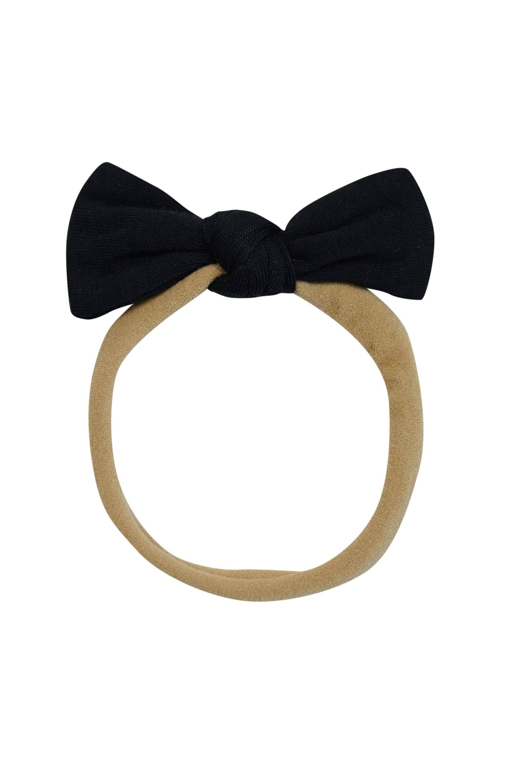 Tiny Nylon Bow in Midnight - Image 2