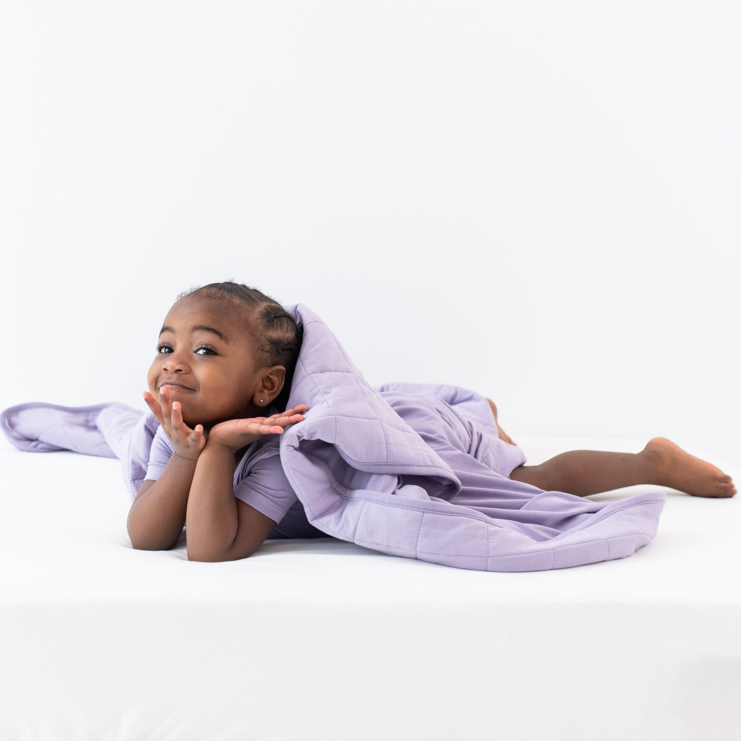 Toddler Blanket in Taro 2.5 - Image 3