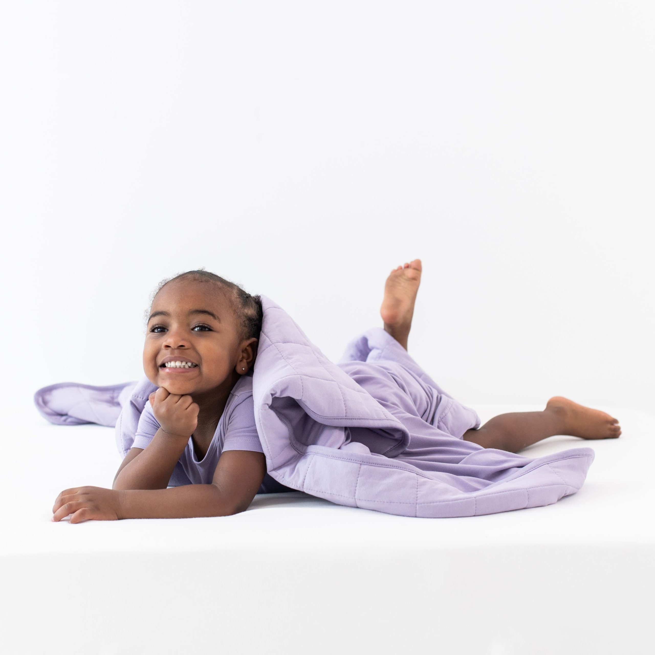 Toddler Blanket in Taro 2.5 - Image 2