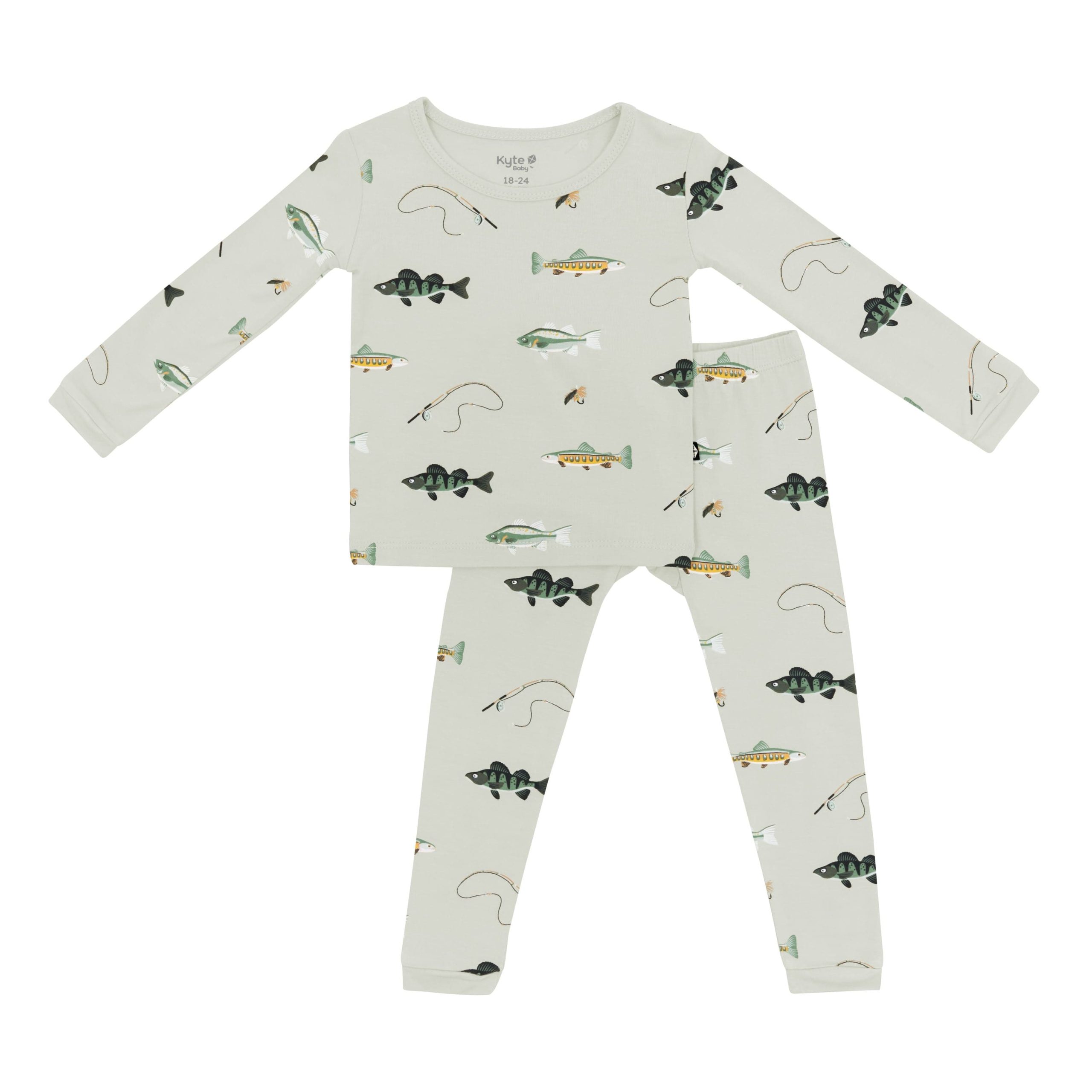 Long Sleeve Pajamas in Fishing - Image 2