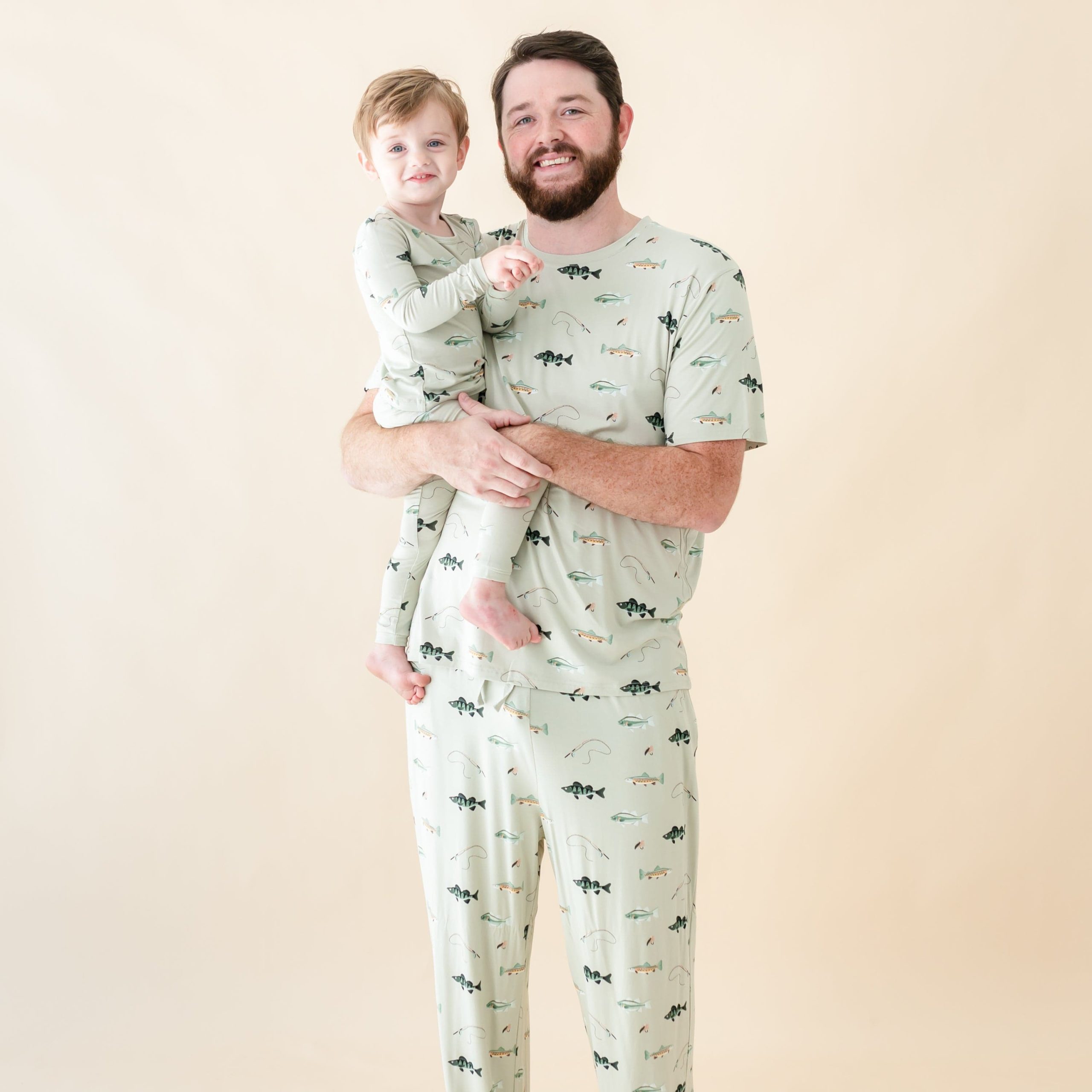 Long Sleeve Pajamas in Fishing - Image 3