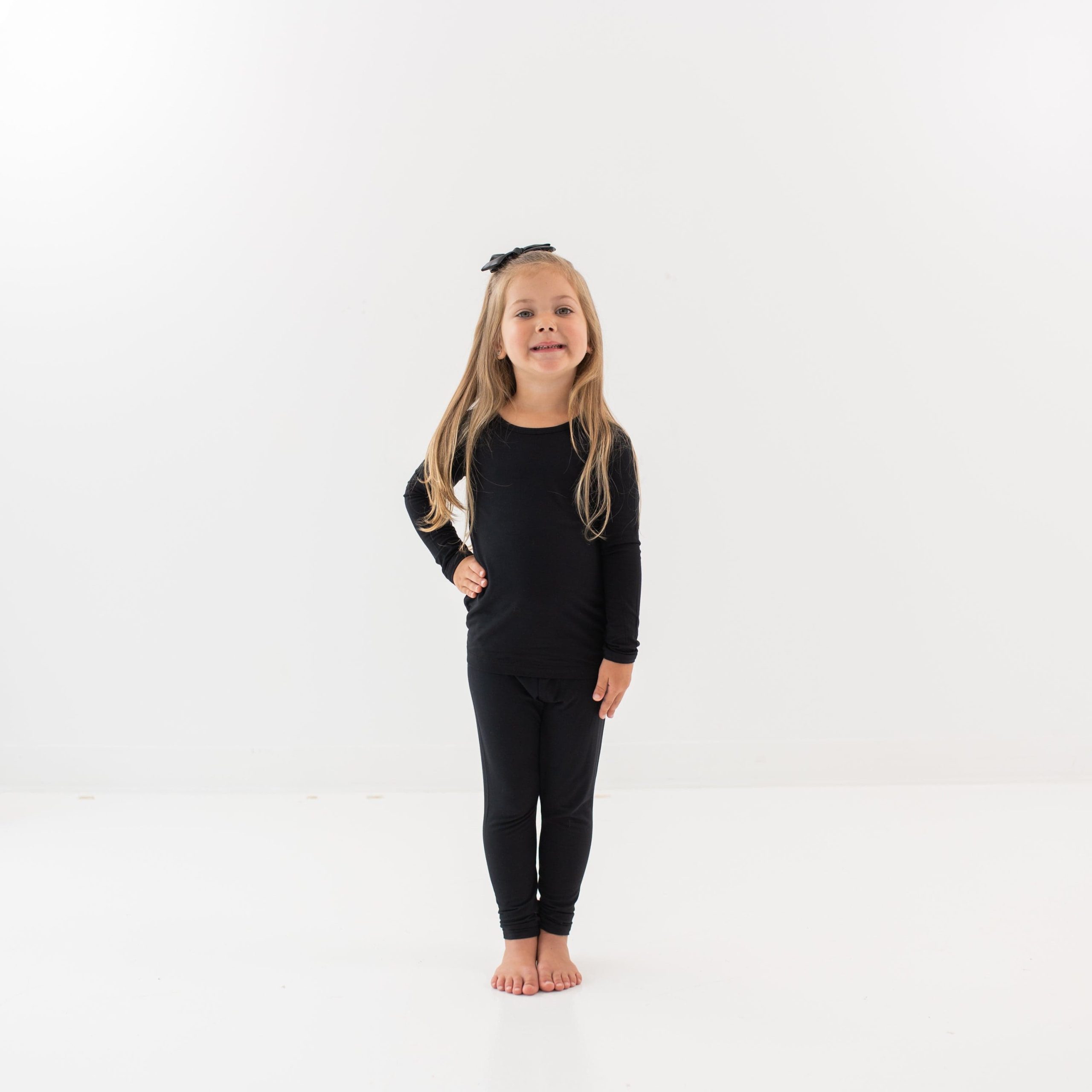 Long Sleeve Pajamas in Midnight - Image 5
