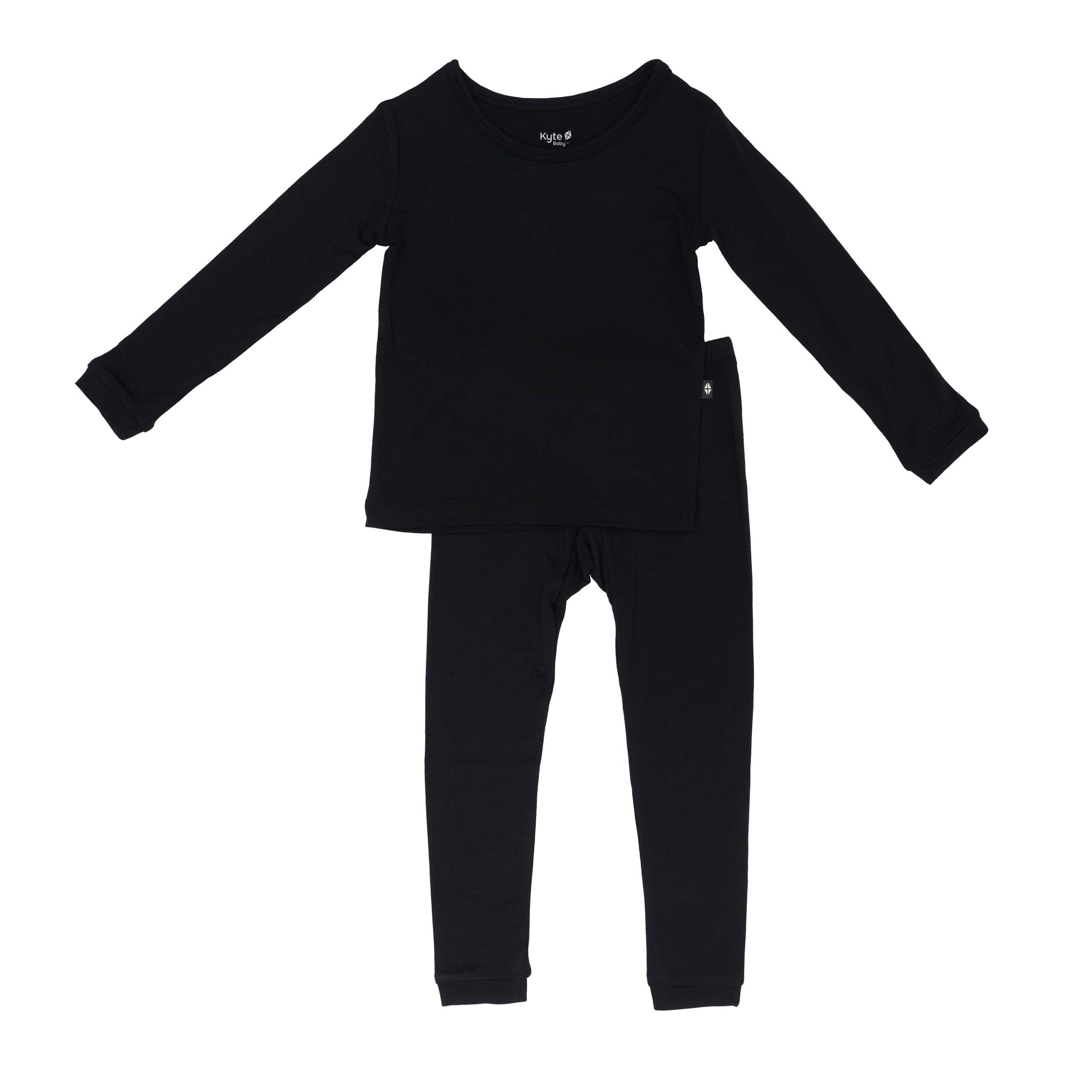 Long Sleeve Pajamas in Midnight - Image 2