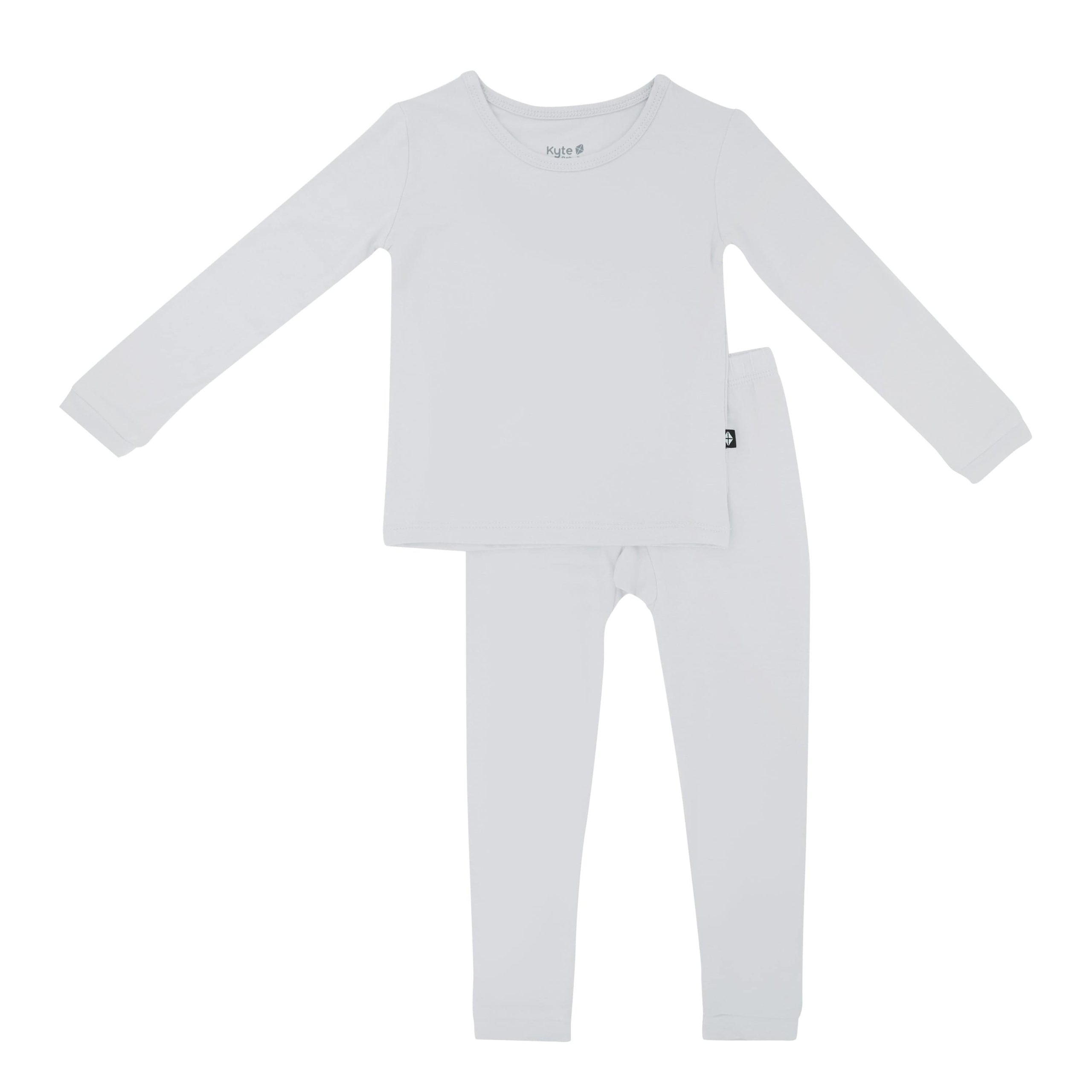 Long Sleeve Pajamas in Storm - Image 2