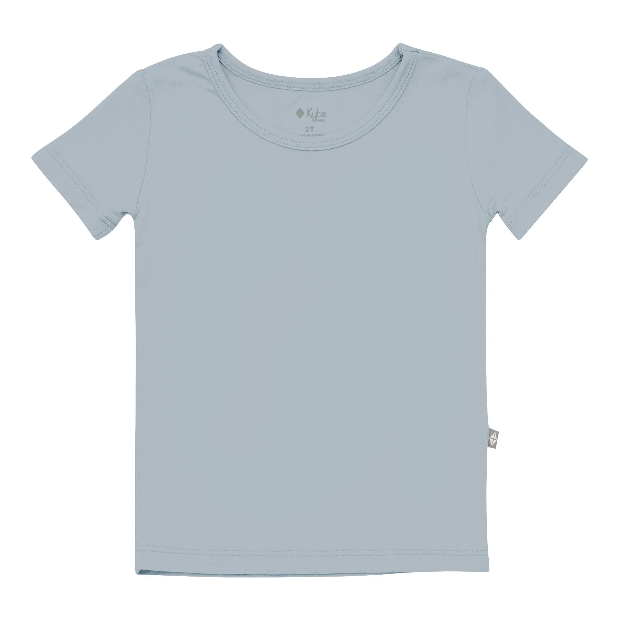 Short Sleeve Pajamas in Fog - Image 4