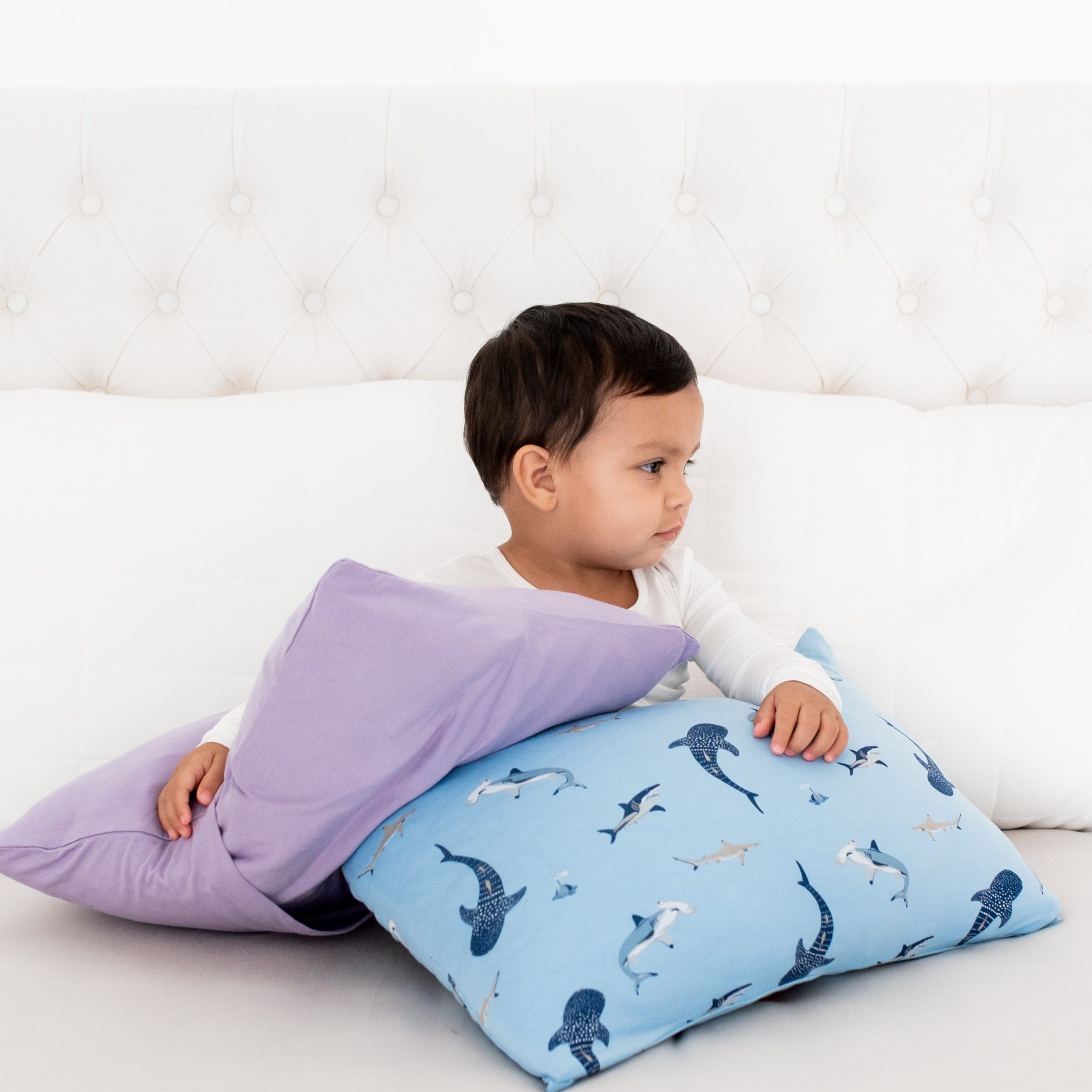 Toddler Pillowcase in Taro - Image 3