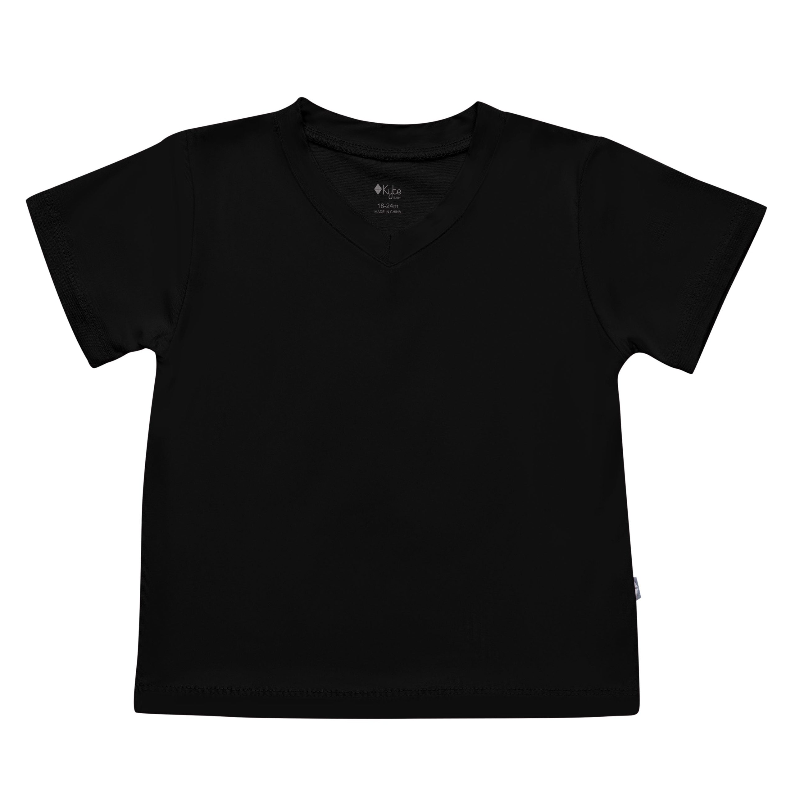 Toddler V-Neck Tee in Midnight - Image 2