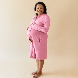 Women's Lounge Robe in Apple Blossom