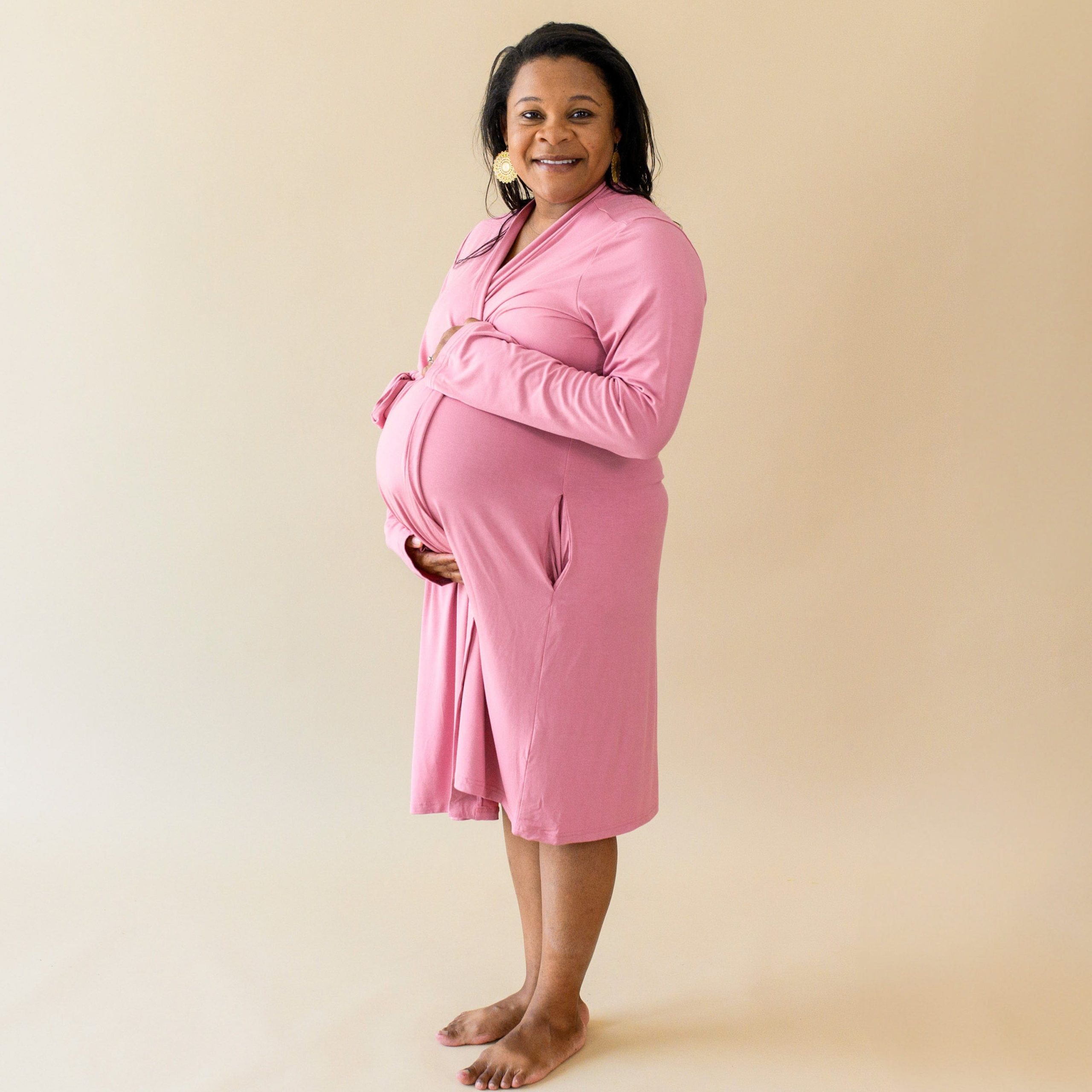 Women's Lounge Robe in Apple Blossom