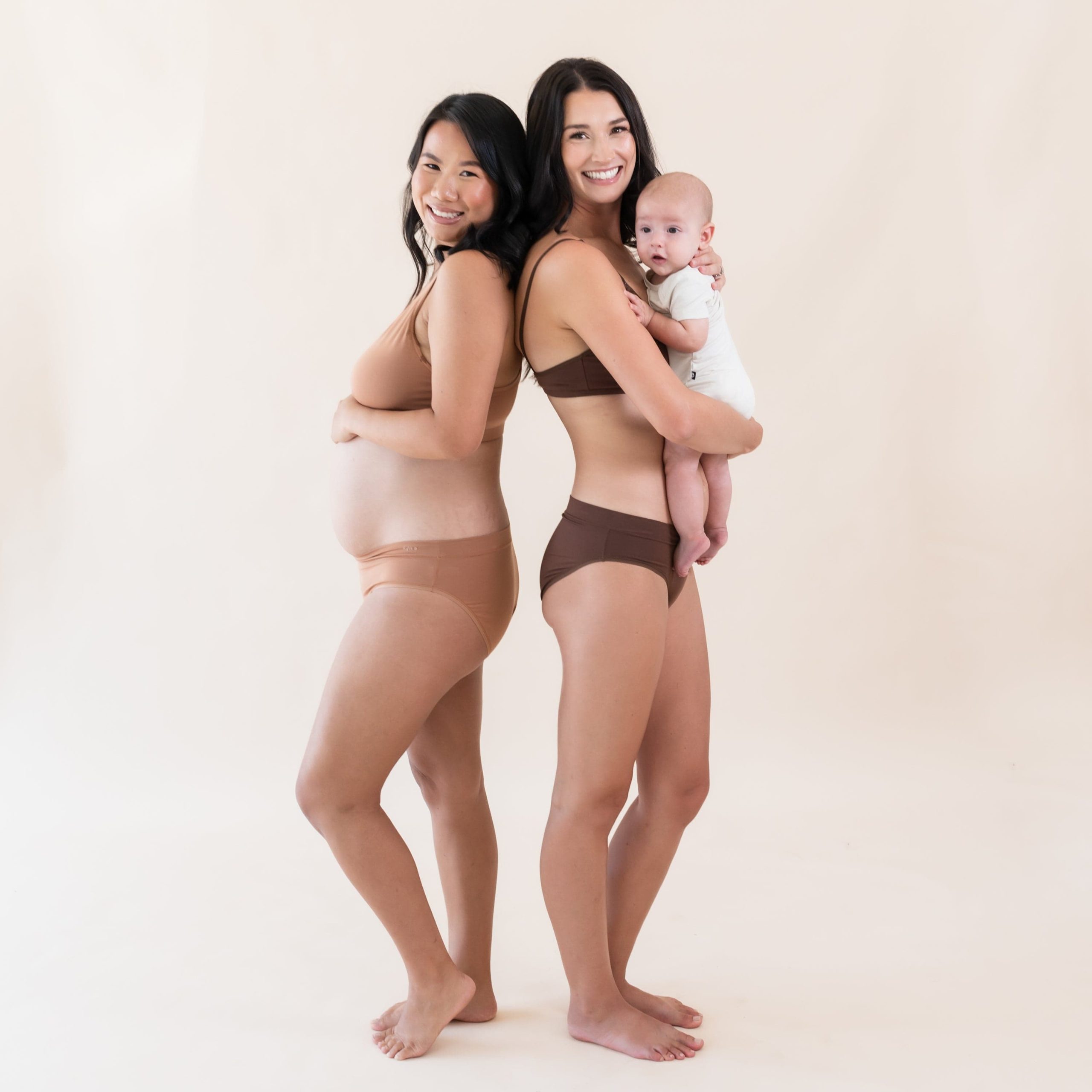 Women's Midi Brief in Latte - Image 4