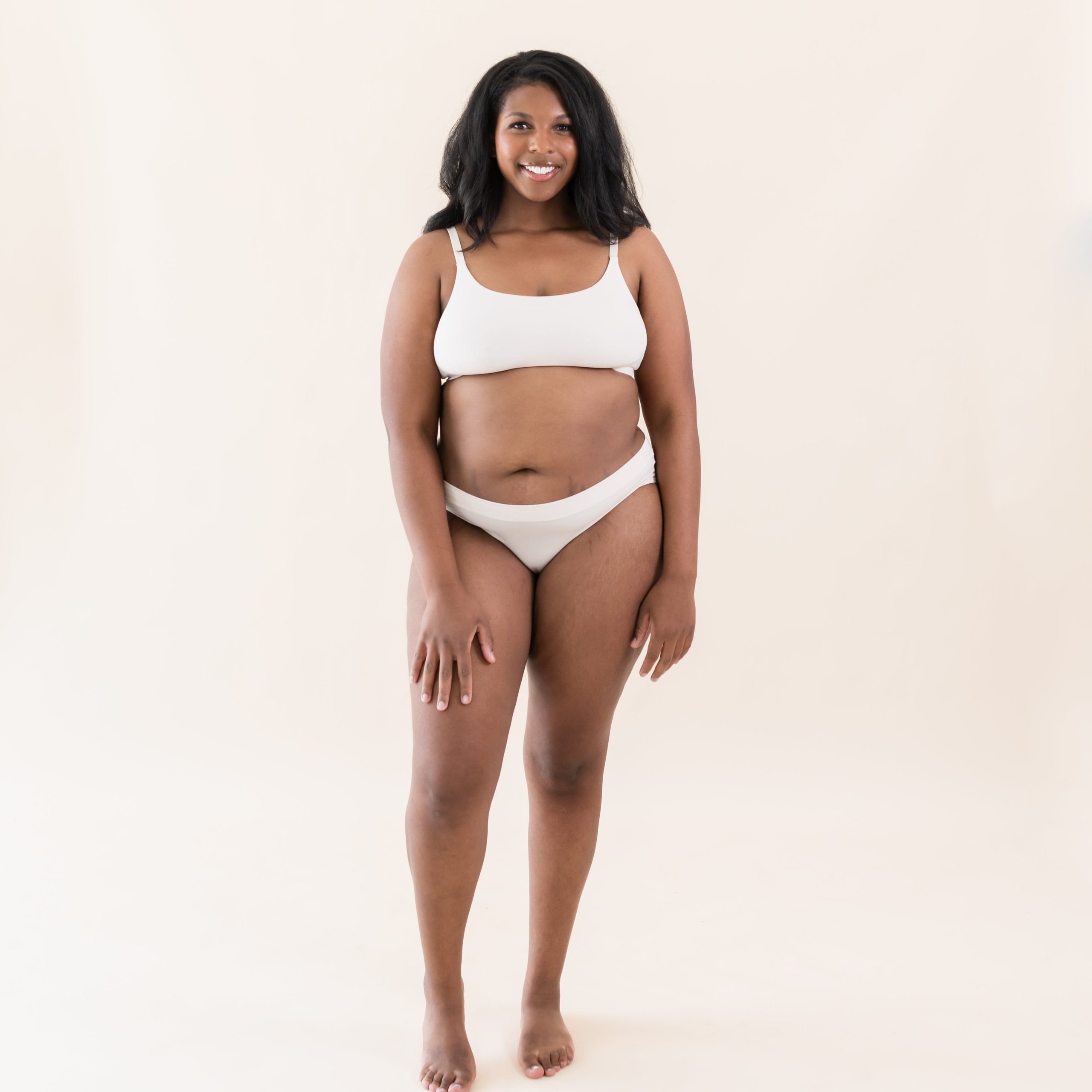 Women's Midi Brief in Blonde - Image 3