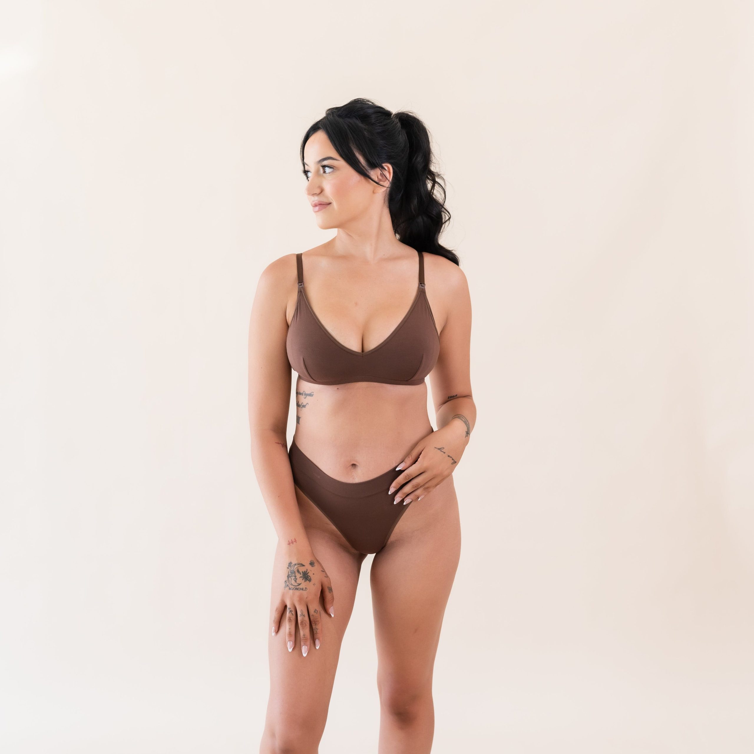 Women's Nursing Bra in Toffee - Image 4