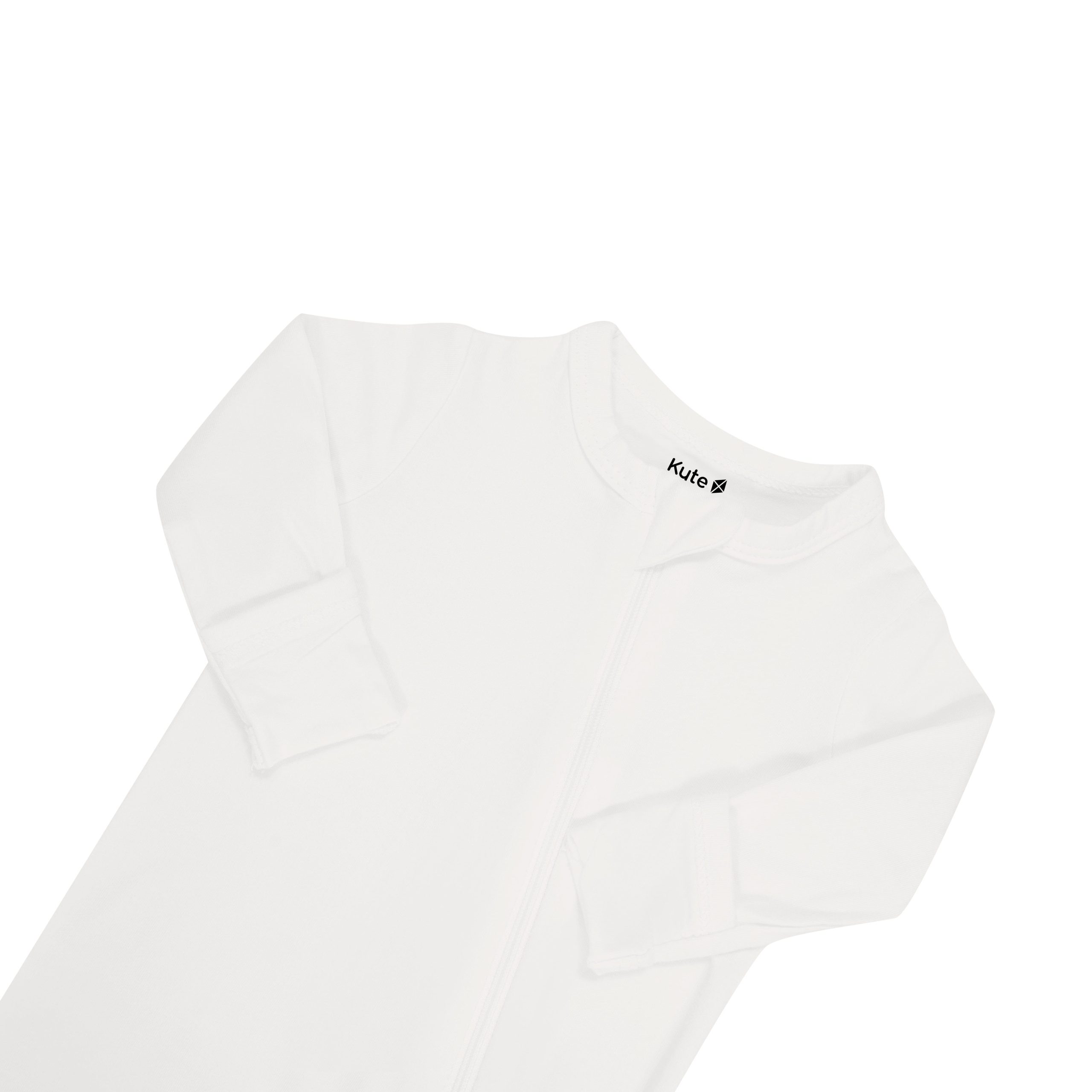 Zippered Romper in Cloud - Image 7