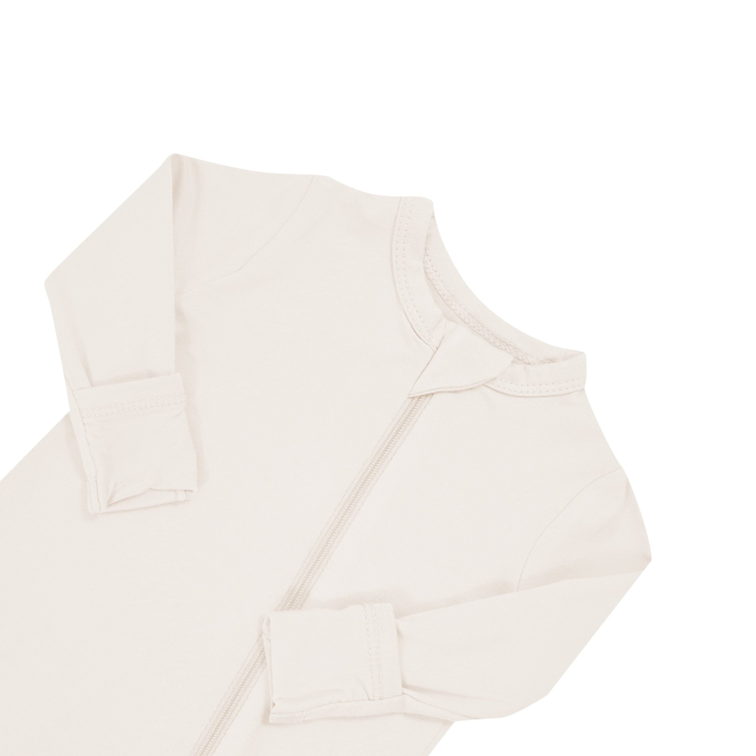 Zippered Romper in Oat - Image 6