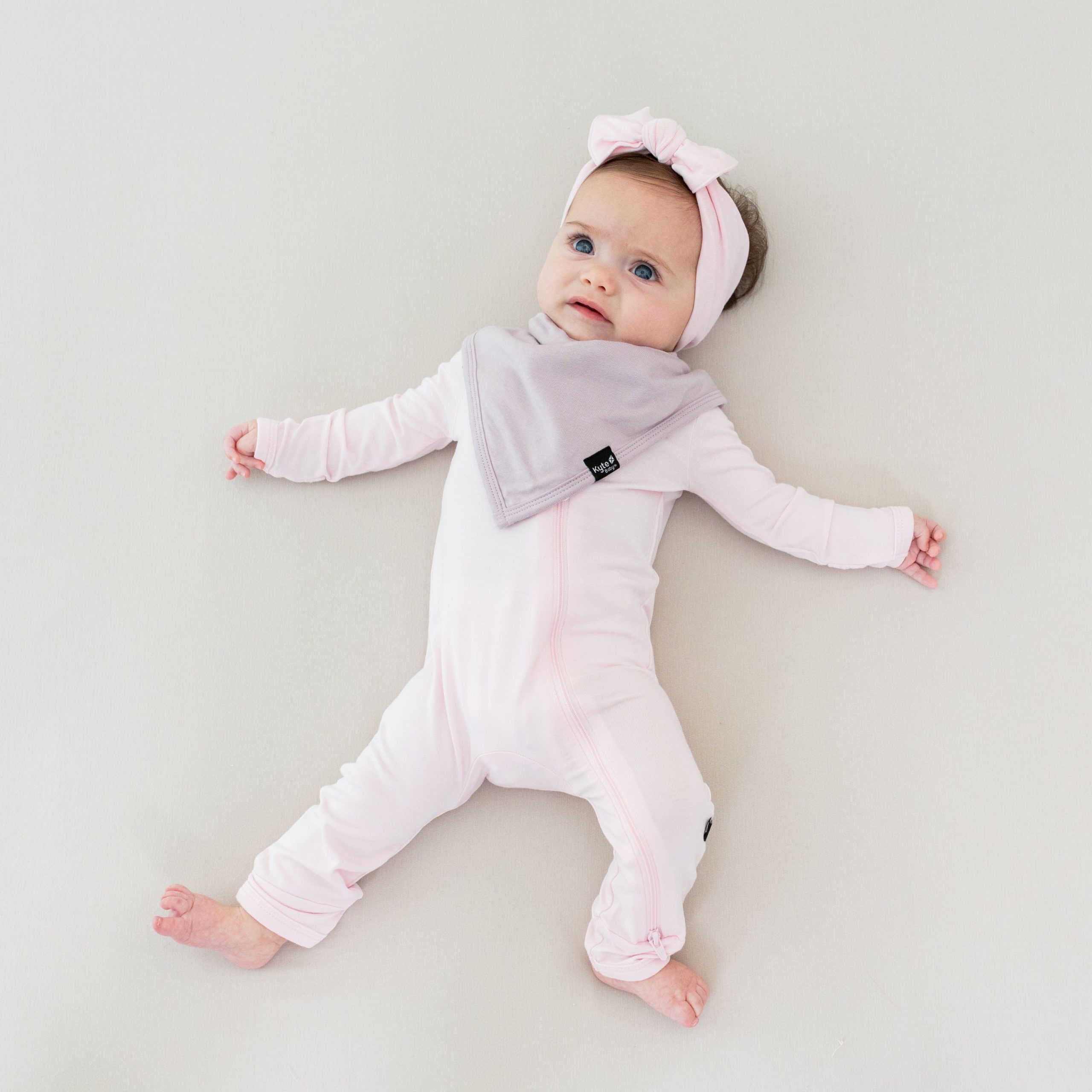 Zippered Romper in Sakura - Image 3