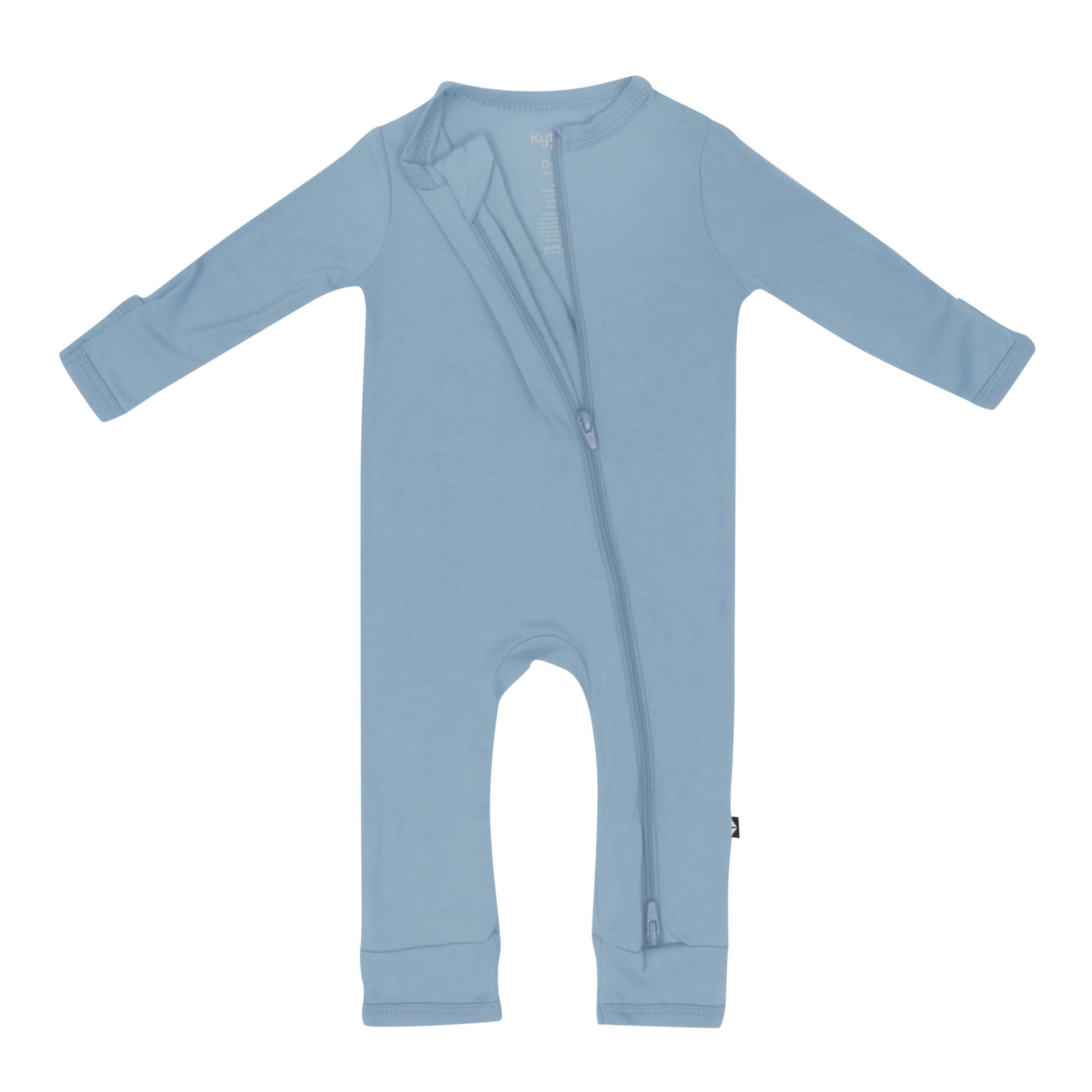 Zippered Romper in Slate - Image 5