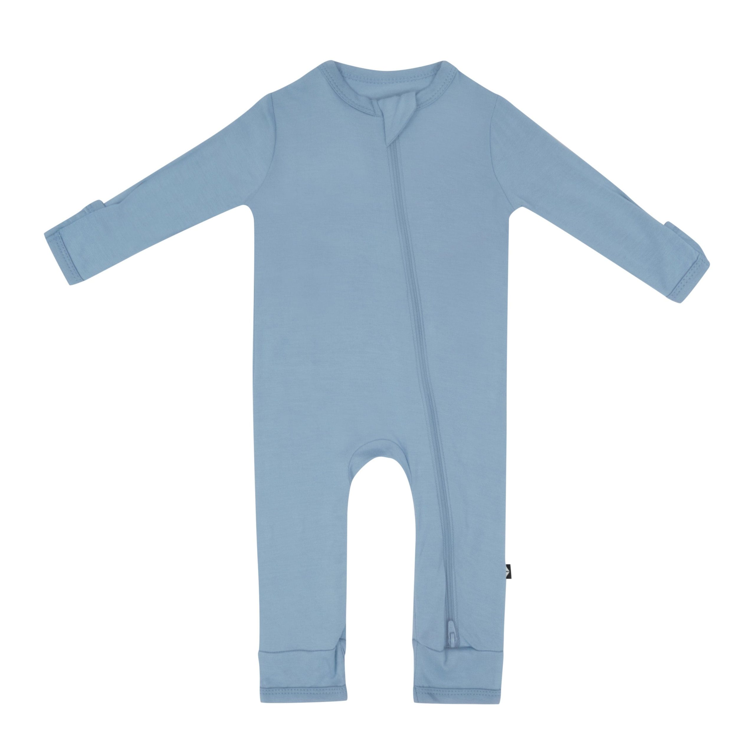 Zippered Romper in Slate - Image 2