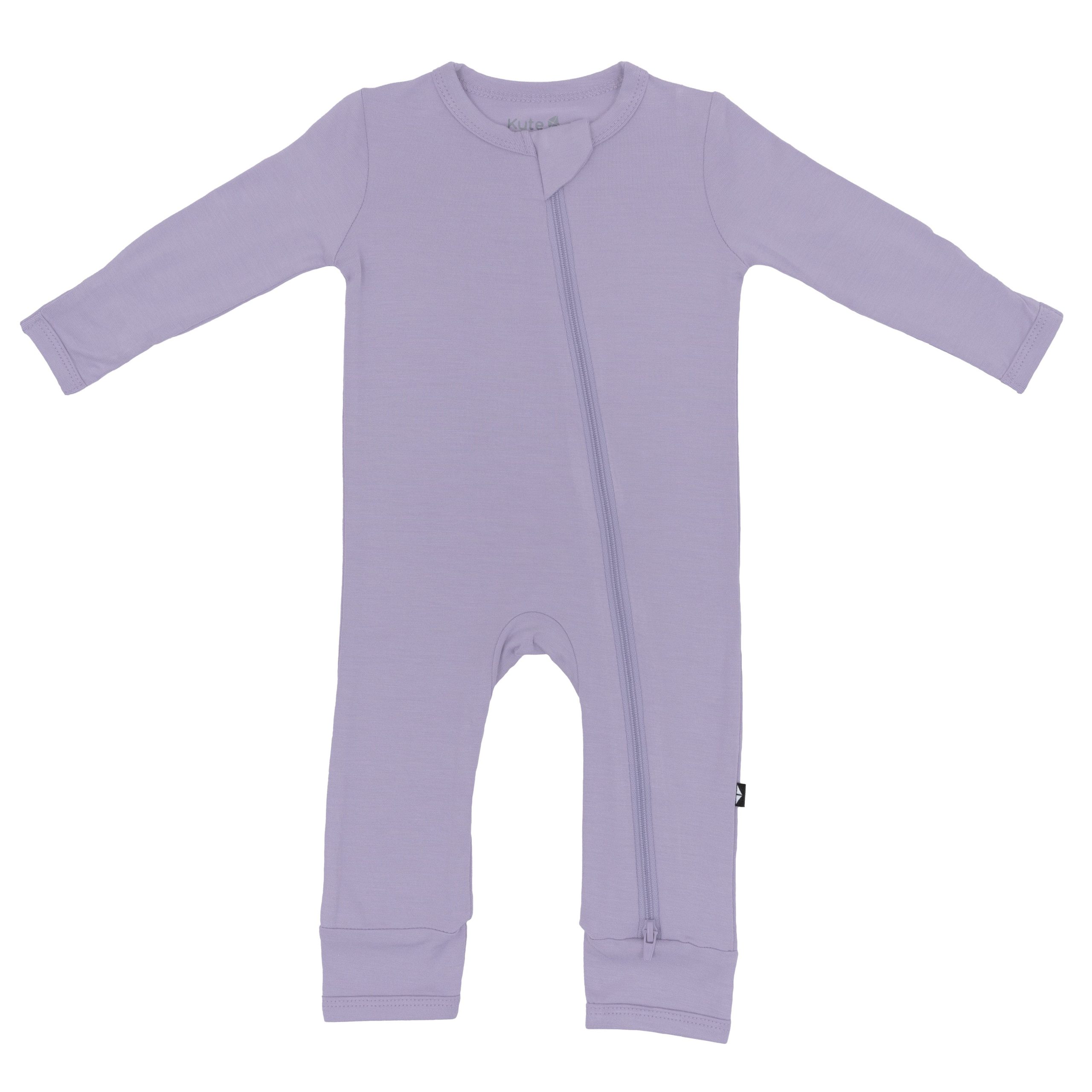 Zippered Romper in Taro - Image 2